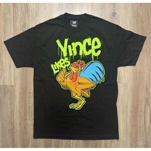 Vintage WWE Vince Likes Rooster D-Generation X DX T-Shirt Size L‎